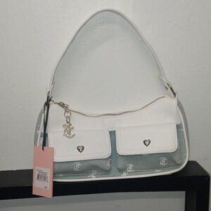 Juicy Couture Monogram Shoulder Bag w/ Heart Hardware